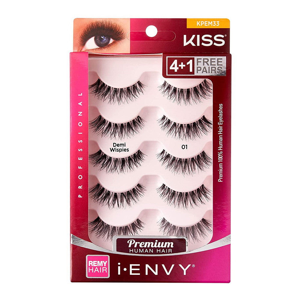 Kiss I Envy Beyond Naturale 01 Lashes Demi Wispies Value Pack, 1 Pair